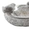 15" Gray Polystone Country Birds Garden Sculpture